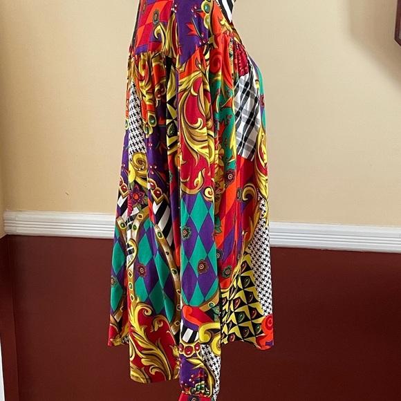 Oversized Boho rayon shirt size large - Picture 2 of 5